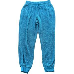 New York & Company Women’s teal green jogger pants, embellished material, Size L